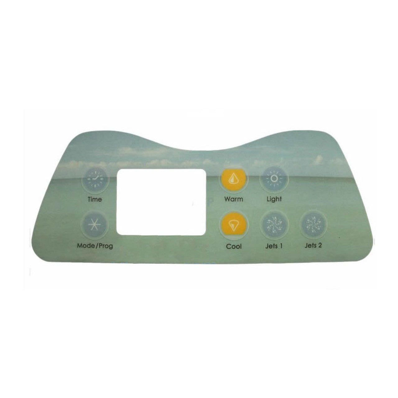 Artesian Spas Artesian Island Spa Topside Overlay 7 Button