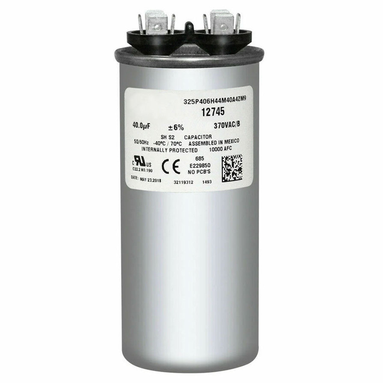 CSC Condensateur de fonctionnement 40uF -370 volts