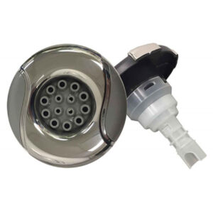Jet d’air Marquis S/S Gris Wave Style, face 4-3/8", massage