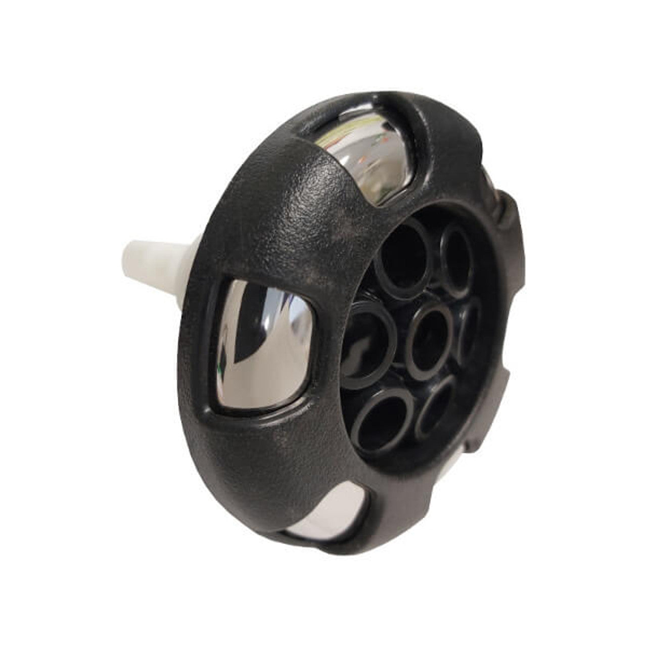 Waterway Jet de spa Waterway, fileté, 3-5/8 po, acier inoxydable/couronne noire