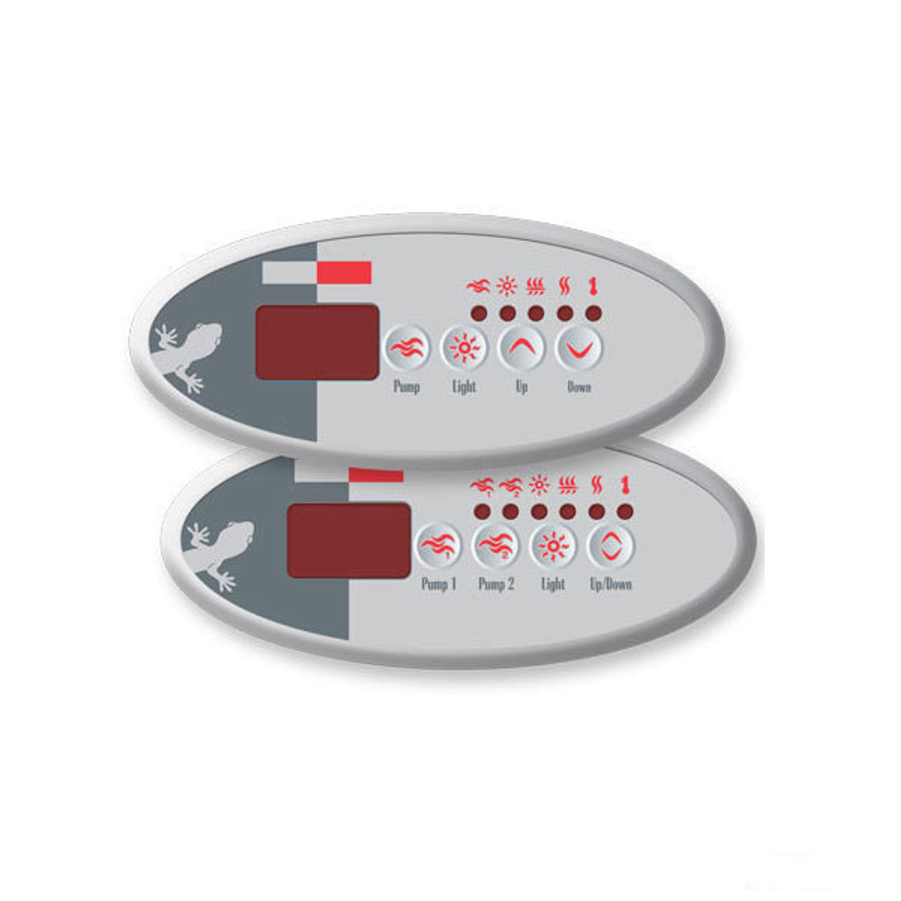 Gecko Panneau de commande supérieur Gecko Hot Tub TSC-9-GE1/GE2 avec surcouche